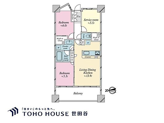 間取り アビダスたまプラーザ 2階/-