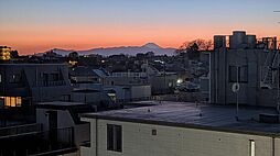 富士山の夕景