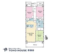 コスモステージ宿河原 3LDKの間取図画像