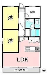 間取図画像 2SLDK