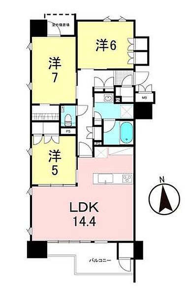 間取りを拡大表示