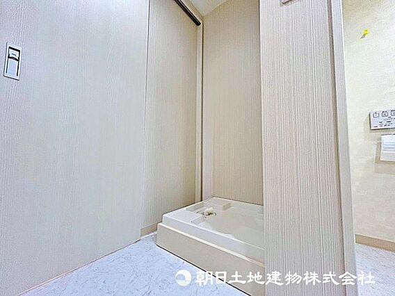 洗濯機置き場に...