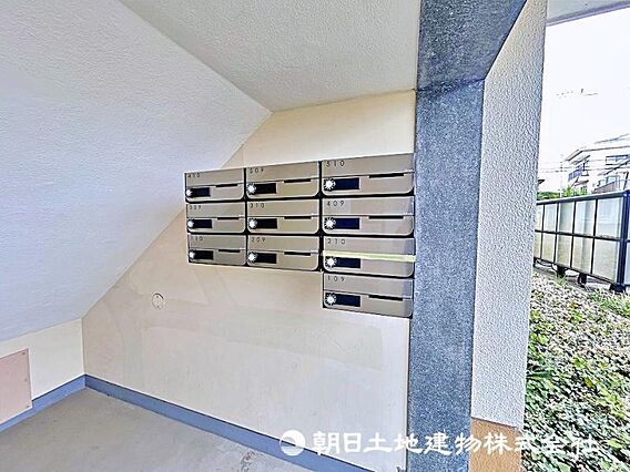 集合郵便受けに...