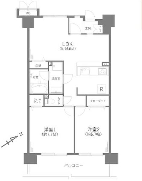 間取りを拡大表示