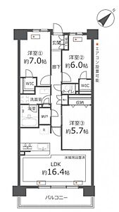 間取り：間取り図