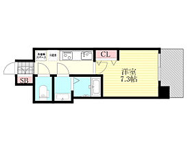 LIVIAZ SHIN-OSAKA Ciel  ｜ 大阪府大阪市淀川区木川東４丁目（賃貸マンション1K・5階・24.45㎡） その2