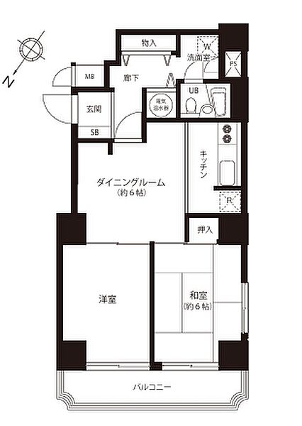 間取りを拡大表示