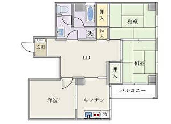 間取りを拡大表示