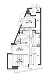 コスモ横浜鶴ケ峰 3LDKの間取図画像