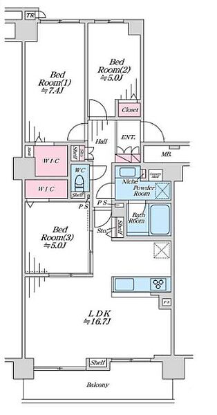 間取りを拡大表示