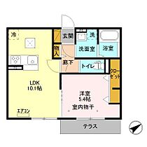 千葉県流山市おおたかの森北2丁目26-6（賃貸アパート1LDK・1階・37.58㎡） その2