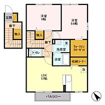 千葉県野田市清水213（賃貸アパート2LDK・2階・64.87㎡） その2