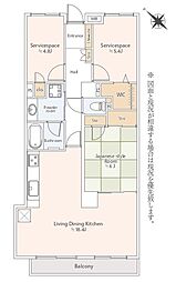 間取図画像 1SLDK