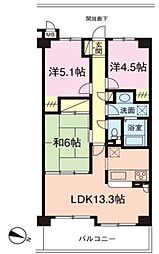 間取図画像 3LDK