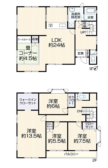 間取りを拡大表示