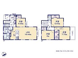 府中市西府町1丁目2期　新築戸建　全4棟　3号棟