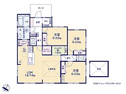 横須賀市湘南鷹取2丁目第2　新築戸建　全1棟　1号棟
