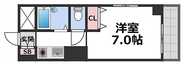 イーストコトブキ ｜大阪府東大阪市足代北2丁目(賃貸マンション1K・5階・17.00㎡)の写真 その2