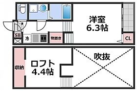 ニューライフ深江南  ｜ 大阪府大阪市東成区深江南2丁目（賃貸アパート1K・2階・22.17㎡） その2