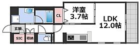 URBAN TERRACE ABENO  ｜ 大阪府大阪市天王寺区堀越町（賃貸マンション1LDK・4階・40.14㎡） その2