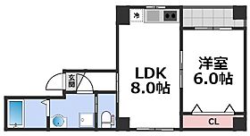 ランコントル巽  ｜ 大阪府大阪市生野区巽北2丁目（賃貸マンション1LDK・4階・33.14㎡） その2