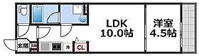 Rich Leaf 1（リッチリーフワン）  ｜ 大阪府大阪市東成区東中本3丁目（賃貸アパート1LDK・1階・33.39㎡） その2