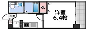 プレサンスNEO長堂アウローラ  ｜ 大阪府東大阪市長堂2丁目（賃貸マンション1K・6階・22.16㎡） その2