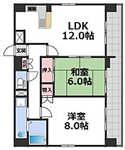 GATHERIA PACE  ｜ 大阪府大阪市天王寺区国分町（賃貸マンション2LDK・4階・65.28㎡） その2