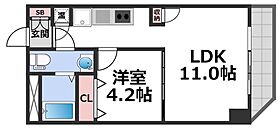 willDo谷町  ｜ 大阪府大阪市中央区谷町7丁目（賃貸マンション1LDK・2階・35.70㎡） その2