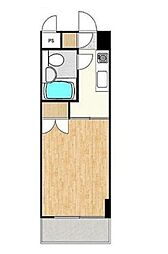 マツヤハイタウン大森3 1Kの間取図画像