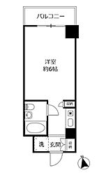 吉祥寺本町ビューハイツ ワンルームの間取図画像