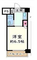 日神パレスステージ亀戸第二 1Kの間取図画像