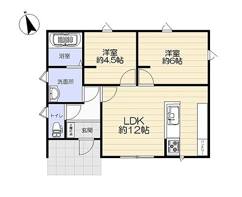 間取り 大崎市古川休塚 新築戸建 E棟