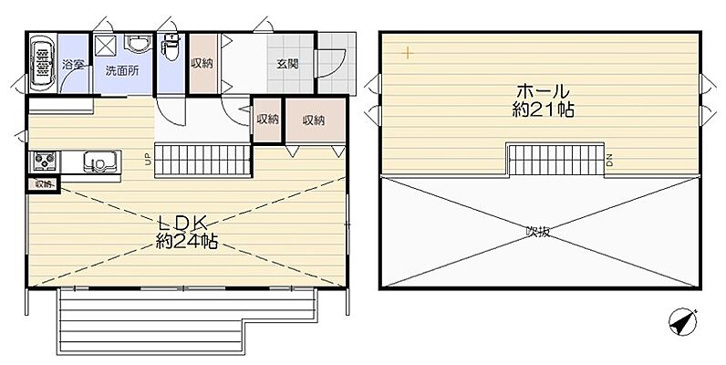 間取り ＼自然素材の家/石巻市前谷地戸建て　ひらや