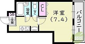 兵庫県西宮市高木東町3-33（賃貸アパート1K・2階・23.98㎡） その2