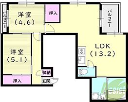 アルル西宮  ｜ 兵庫県西宮市戸田町6-34（賃貸マンション2LDK・2階・54.72㎡） その2