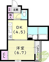 D-room甲子園  ｜ 兵庫県西宮市甲子園浦風町14-6（賃貸アパート1DK・1階・28.12㎡） その2