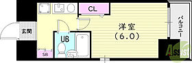 エスリード西宮  ｜ 兵庫県西宮市和上町5-12（賃貸マンション1K・5階・18.34㎡） その2