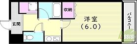 メルベーユ西宮  ｜ 兵庫県西宮市中須佐町（賃貸マンション1K・2階・21.00㎡） その2