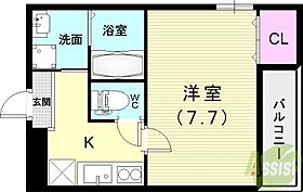 フジパレス西宮鳴尾II番館  ｜ 兵庫県西宮市鳴尾町2丁目（賃貸アパート1K・1階・27.15㎡） その2