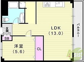 兵庫県西宮市甲陽園西山町（賃貸マンション1LDK・1階・51.00㎡） その2