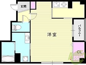 レジスコート甲子園口  ｜ 兵庫県西宮市甲子園口3丁目15-9（賃貸マンション1K・5階・25.40㎡） その2