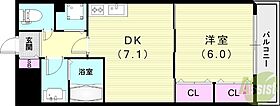 大谷町アネックス  ｜ 兵庫県西宮市大谷町7-44（賃貸マンション1DK・3階・33.80㎡） その2