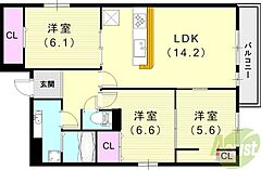 物件の間取り