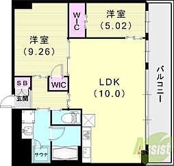 プレジオ宝塚ASIAN 4階/-