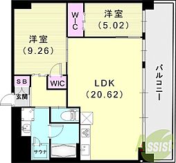 プレジオ宝塚ASIAN 3階/-