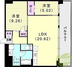 物件の間取り