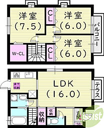 高山タウンハウスA棟 1階
