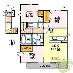 ラフィーネ武庫山 A棟 2階