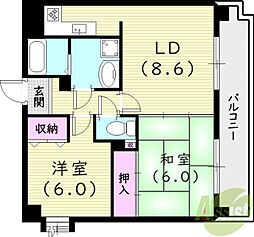 シティオボヌール 2階